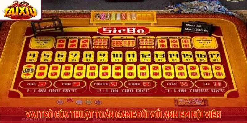 Vai trò của thuật toán game đối với anh em hội viên